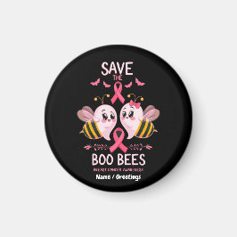 Spara Boo Bees bröstcancer Kvinnor Halloween Magnet