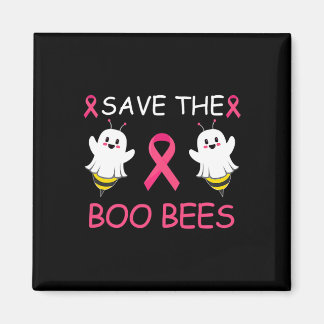 Spara Boo Bees Halloween Roligt Bröstcancer Awar Magnet