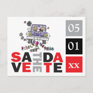 Spara Bröllop-fotokortets cute Ny gifta Vykort