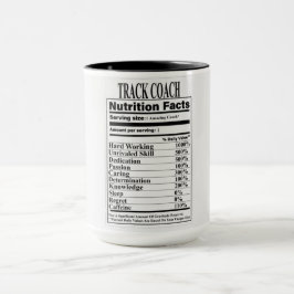 Spåra coach Nutrition Facts Mugg