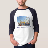Spara Coney Island! Vuxen Long-Slve Raglan T-shirt