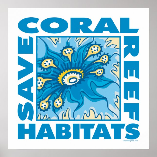 . Spara Coral Reefs Poster (Framsidan)