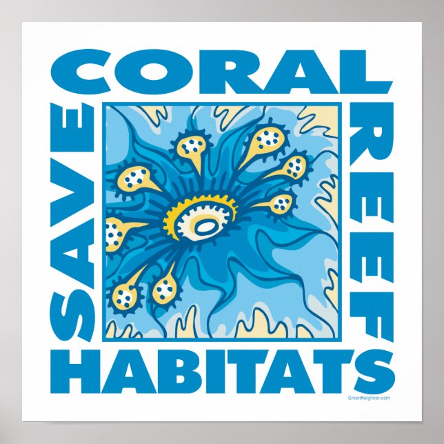 Spara Coral Reefs Poster (Framsidan)