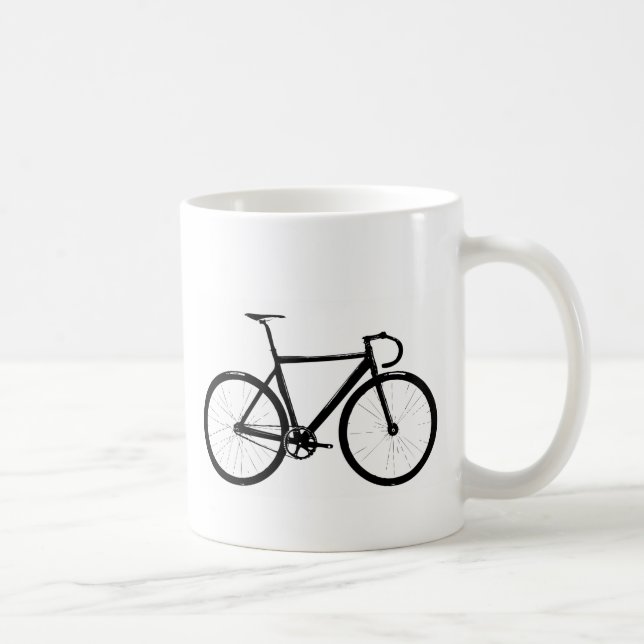 Spåra cykeln kaffemugg (Höger)