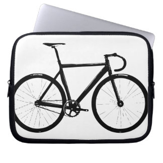 Spåra cykeln laptop sleeve