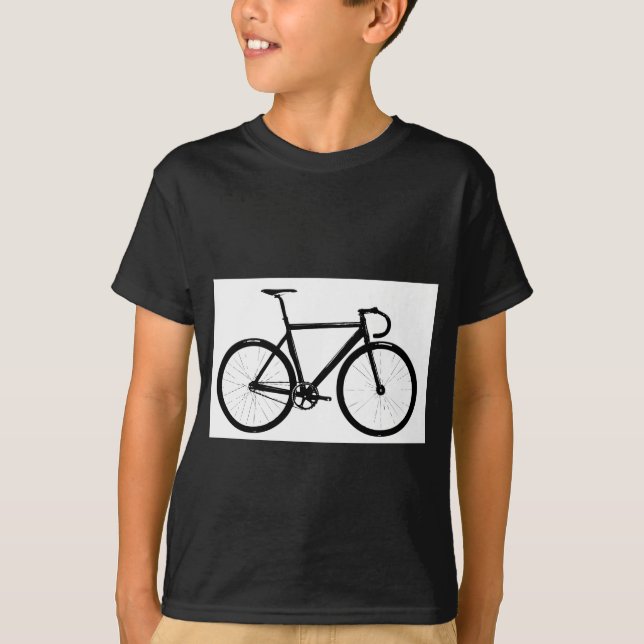 Spåra cykeln t shirt (Framsida)