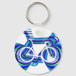 Spåra cykelsc nyckelring