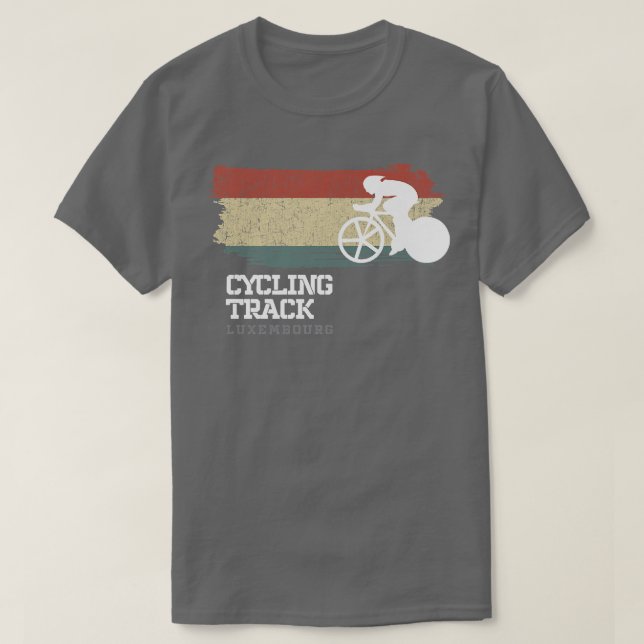 Spåra cykling Luxemburg Road Bike Tävla Speed Cy T Shirt (Design framsida)
