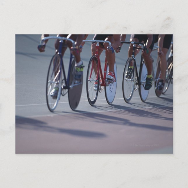 Spåra cykling vykort (Framsida)