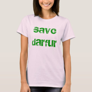 Spara Darfur Tee. T-shirt