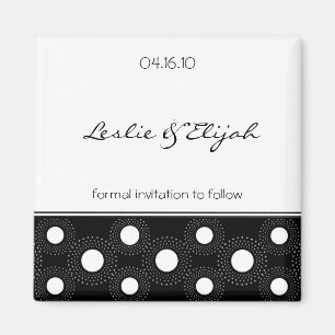 Spara datera - bröllopmagnet magnet