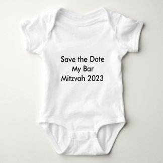 Spara datera min pub Mitzvah 2023 Tee Shirt