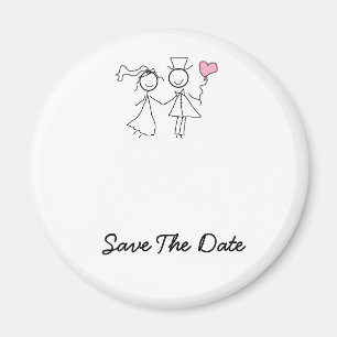Spara daterabröllopmagneterna magnet