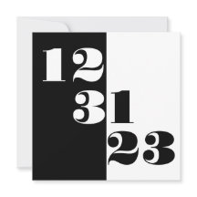 Spara datum 123123 Nyårsafton 23 Bröllop