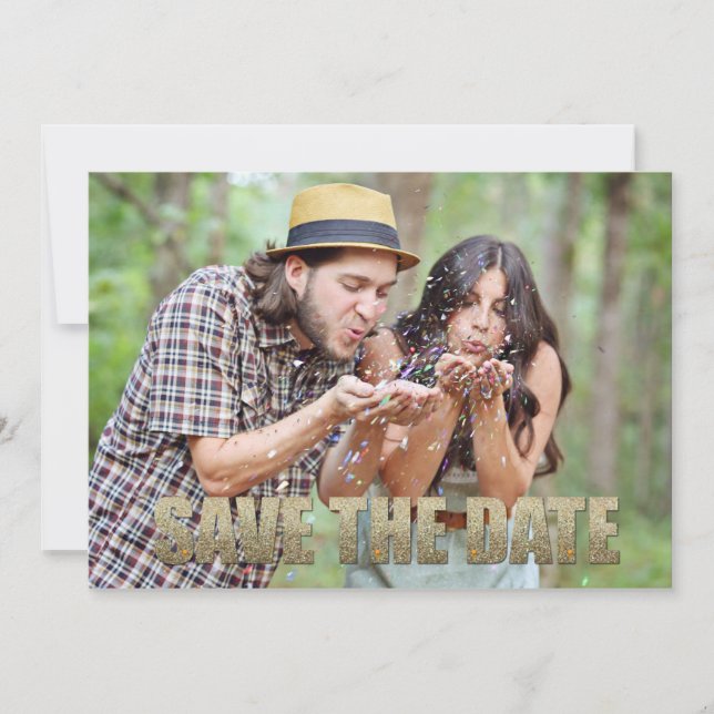 Spara datum 5x7-vyns vykort (Framsida)