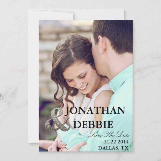 Spara datum 5x7-vyns vykort (Framsida)