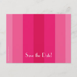 Spara datum 90-årsfirande, Rosa ränder Meddelande Vykort