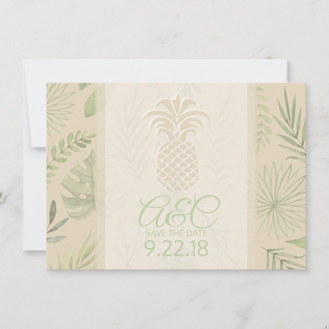 Spara datum  Ananas Datumet (Framsida)