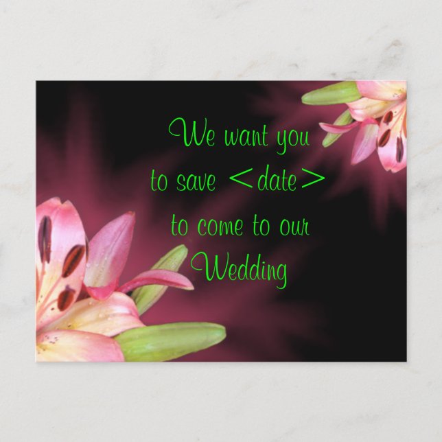 Spara datum - anpassa meddelande vykort (Framsida)