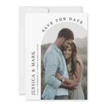 Spara datum Båge Foto Bröllop