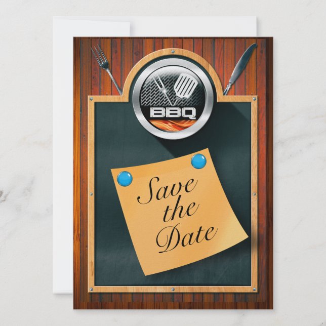 Spara datum BBQ Datumet (Framsida)