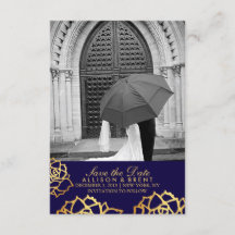 Spara datum - blått Ro