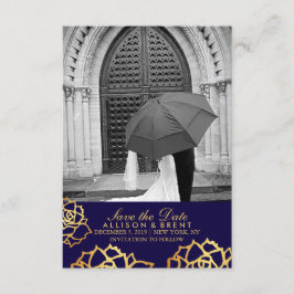 Spara datum - blått Ro Datumet