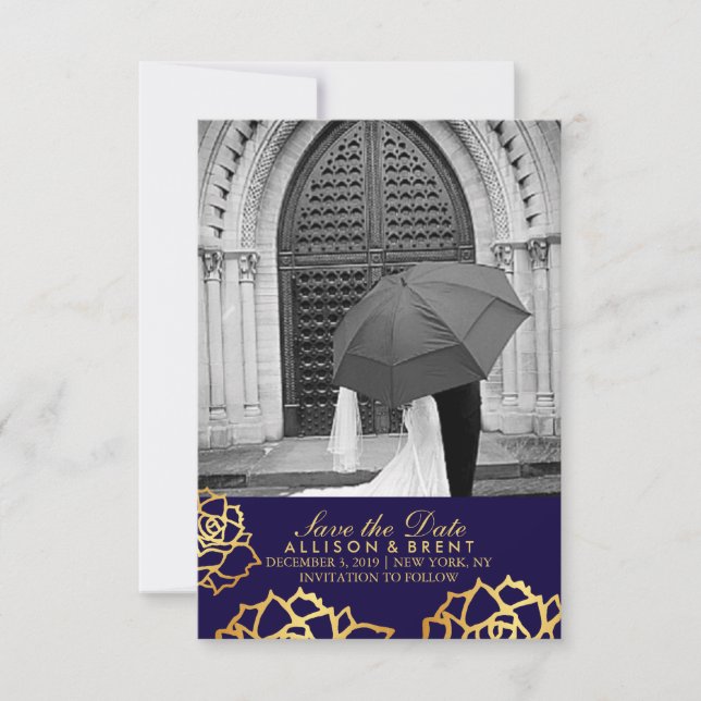 Spara datum - blått Ro Datumet (Framsida)