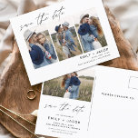 Spara datum Boho-minimalistfotomodern Vykort<br><div class="desc">Hämta kärnan i din kärlek-artikel med vårt Spara det datumbaserade Boho-minimalistiska fotomoderna vykortet. Detta vykort är en kombination av minimalism och karm för contemporary, och skapar det perfekten för att tillkännage ert kommande bröllop. Med ditt omhuldade foto av förlovningen blir det här vykortet ett påtagligt minne som dina kära kan...</div>