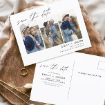 Spara datum Boho-minimalistfotomodern Vykort<br><div class="desc">Hämta kärnan i din kärlek-artikel med vårt Spara det datumbaserade Boho-minimalistiska fotomoderna vykortet. Detta vykort är en kombination av minimalism och karm för contemporary, och skapar det perfekten för att tillkännage ert kommande bröllop. Med ditt omhuldade foto av förlovningen blir det här vykortet ett påtagligt minne som dina kära kan...</div>