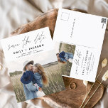 Spara datum Boho-minimalistfotomodern Vykort<br><div class="desc">Hämta kärnan i din kärlek-artikel med vårt Spara det datumbaserade Boho-minimalistiska fotomoderna vykortet. Detta vykort är en kombination av minimalism och karm för contemporary, och skapar det perfekten för att tillkännage ert kommande bröllop. Med ditt omhuldade foto av förlovningen blir det här vykortet ett påtagligt minne som dina kära kan...</div>