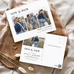 Spara datum Boho-minimalistfotomodern Vykort<br><div class="desc">Hämta kärnan i din kärlek-artikel med vårt Spara det datumbaserade Boho-minimalistiska fotomoderna vykortet. Detta vykort är en kombination av minimalism och karm för contemporary, och skapar det perfekten för att tillkännage ert kommande bröllop. Med ditt omhuldade foto av förlovningen blir det här vykortet ett påtagligt minne som dina kära kan...</div>