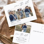 Spara datum Boho-minimalistfotomodern Vykort<br><div class="desc">Hämta kärnan i din kärlek-artikel med vårt Spara det datumbaserade Boho-minimalistiska fotomoderna vykortet. Detta vykort är en kombination av minimalism och karm för contemporary, och skapar det perfekten för att tillkännage ert kommande bröllop. Med ditt omhuldade foto av förlovningen blir det här vykortet ett påtagligt minne som dina kära kan...</div>