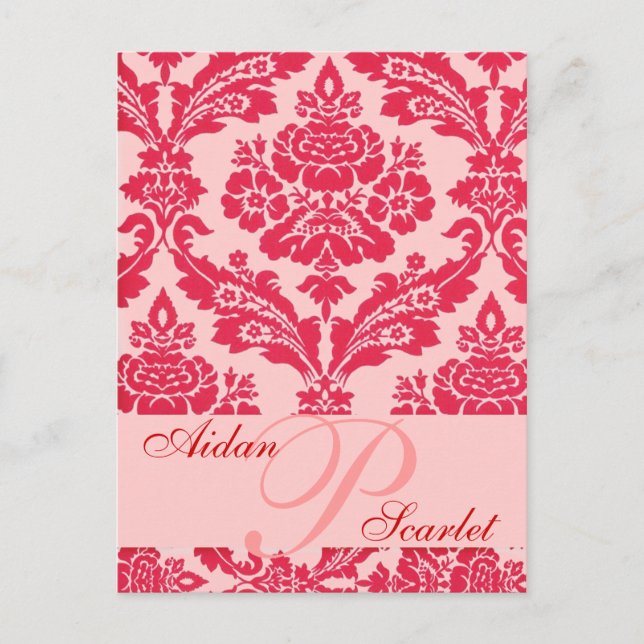 SPARA DATUM BRÖLLOP-POSTKORT 3 - Anpassa! Meddelande Vykort (Framsida)