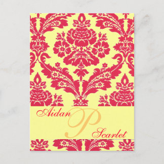 SPARA DATUM BRöllopskort 2 - Anpassa! Meddelande Vykort