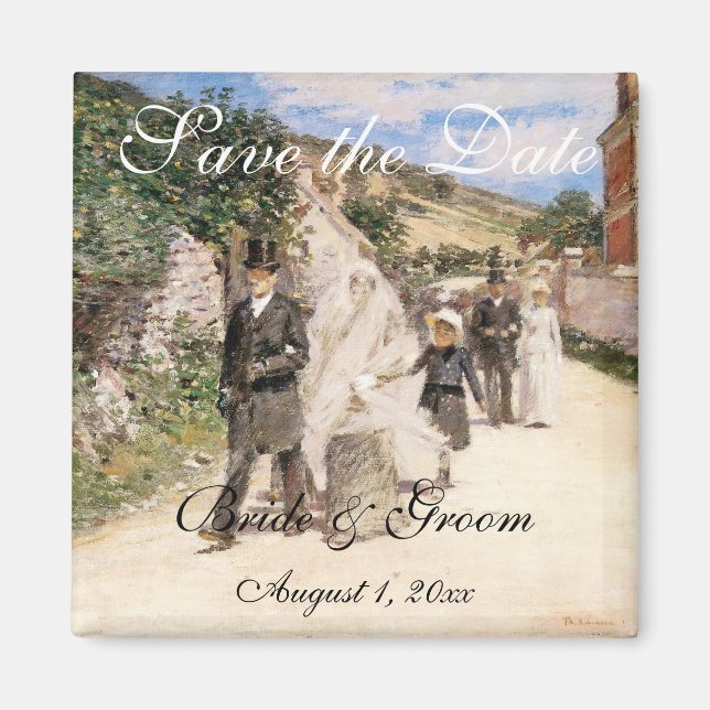 Spara datum! Bröllopsmarschen av Robinson Magnet (Framsidan)