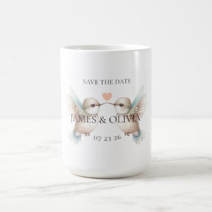 Spara datum Bröllskap tema Kaffemugg