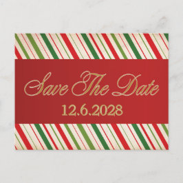 Spara Datum Candy cane Red-band Corporate Helgdag Helg Vykort