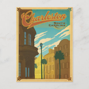Spara datum Charleston, SC Meddelande Vykort