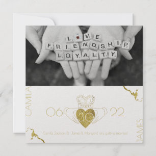 Spara datum Claddagh Guld Datumet