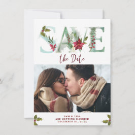 spara datum då helgdag christmas-fotokort julkort