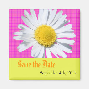 spara datum,daisy blomma magnet