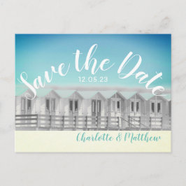 Spara datum Engelska strandhytt strand postkort Meddelande Vykort