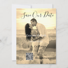 Spara datum enkel minimal QR-skanningskod detaljer Datumet