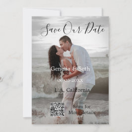 Spara datum enkel minimal QR-skanningskod detaljer Datumet