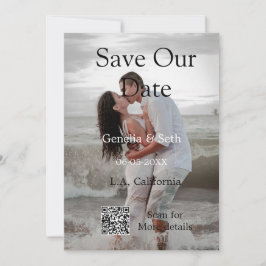 Spara datum enkel minimal QR-skanningskod detaljer Datumet