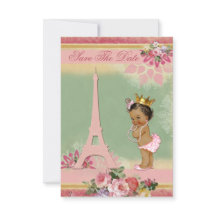 Spara datum Etniska prinsessan Paris babydusch