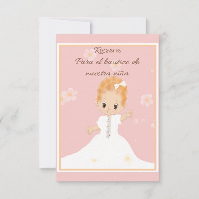 Spara datum Flicka spanska Spara Datumet (Framsida)