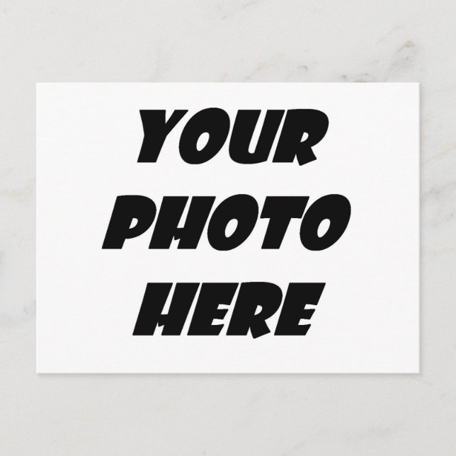 Spara datum födelsedag FOTO FRAM A02 Meddelande Vykort (Framsida)