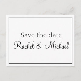 Spara datum för att tillåta svartvitt meddelande vykort